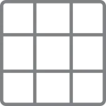 Grid Even SVG Icon